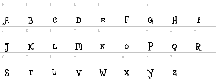 Uppercase characters