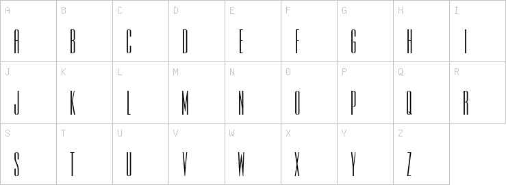 Uppercase characters