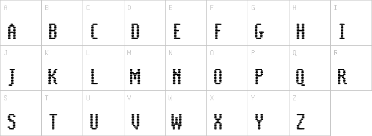 Uppercase characters