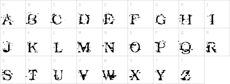 Uppercase characters