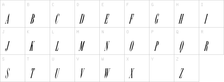 Uppercase characters