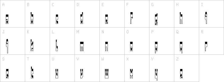 Uppercase characters