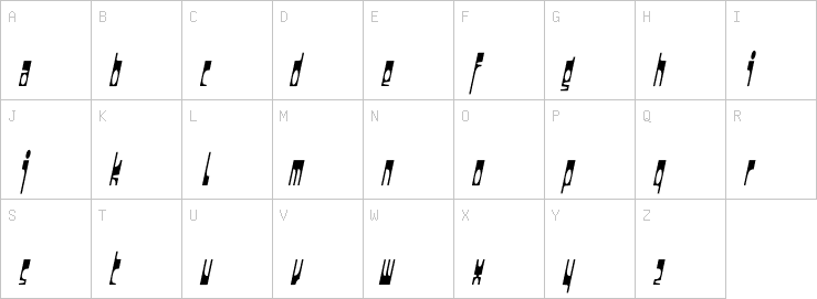 Uppercase characters