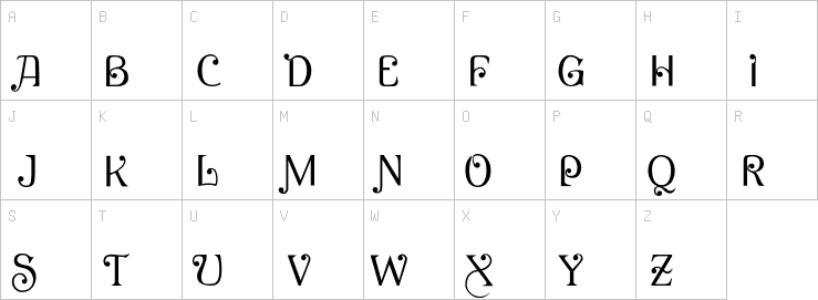 Uppercase characters