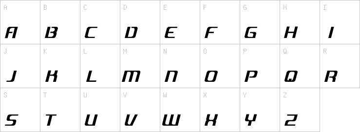 Uppercase characters