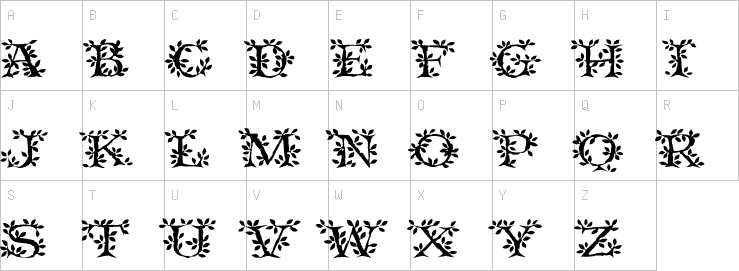 Uppercase characters