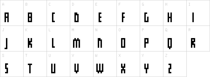 Uppercase characters