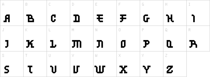 Uppercase characters