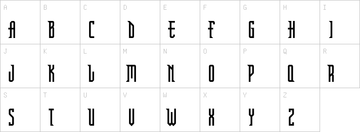 Uppercase characters