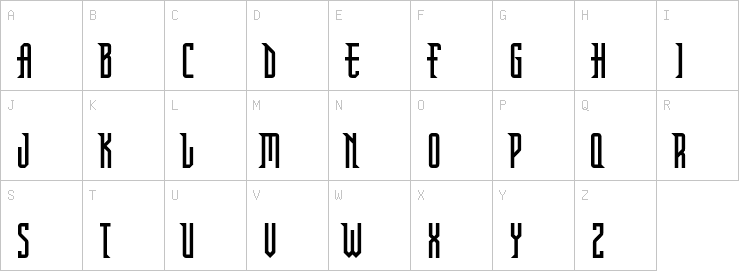 Uppercase characters