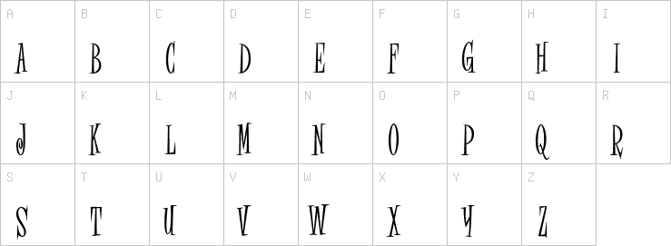 Uppercase characters