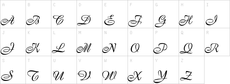 Uppercase characters