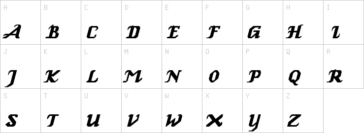 Uppercase characters