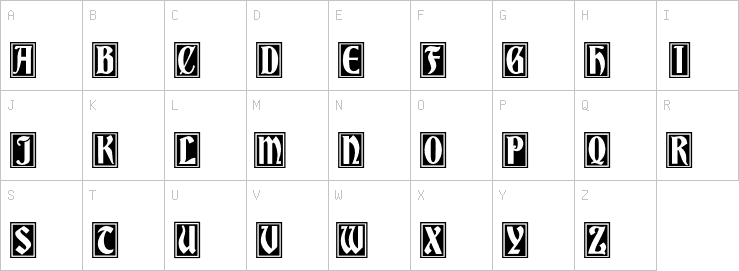 Uppercase characters