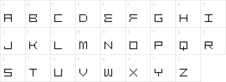 Uppercase characters