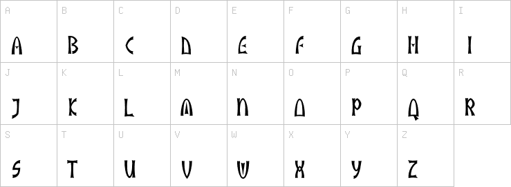 Uppercase characters