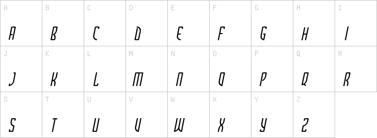 Uppercase characters