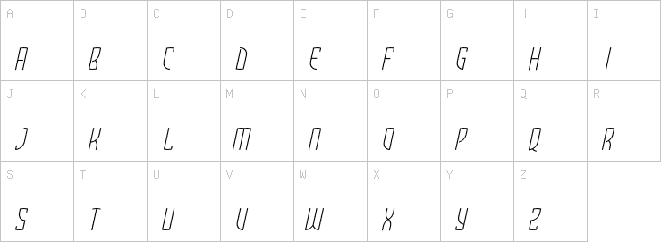 Uppercase characters