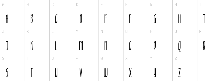 Uppercase characters