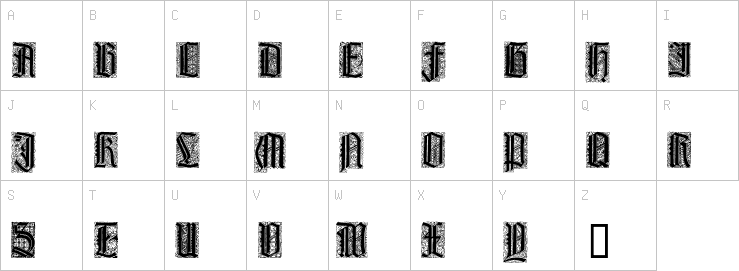 Uppercase characters