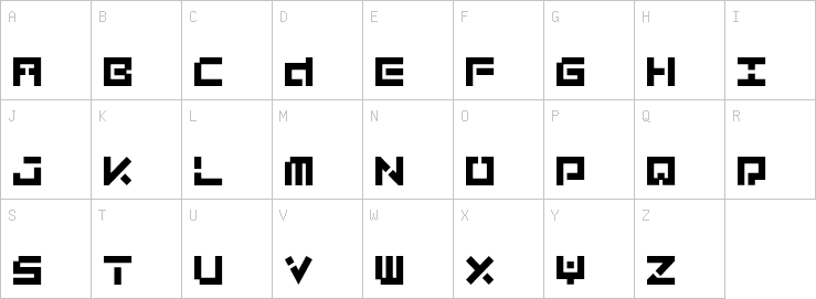 Uppercase characters