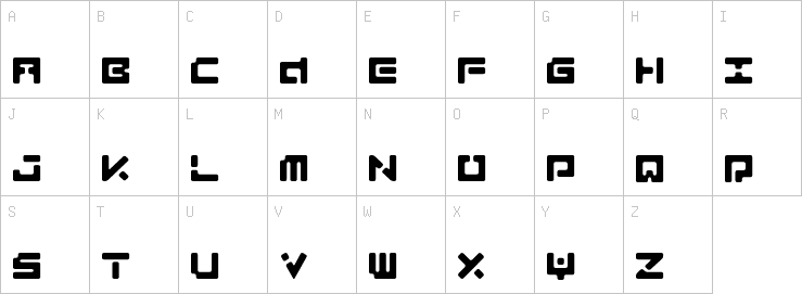 Uppercase characters