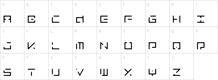 Uppercase characters