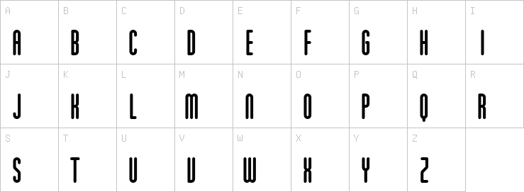 Uppercase characters