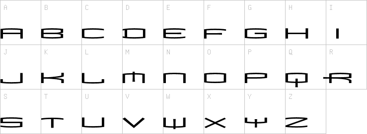 Uppercase characters