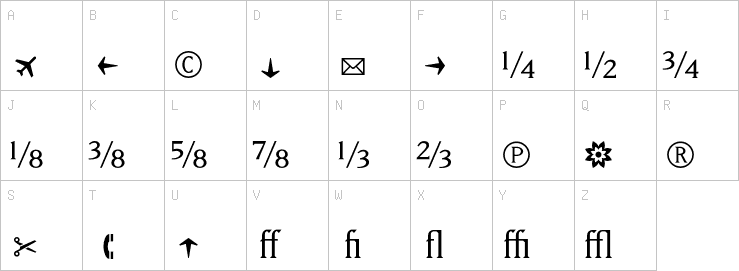 Uppercase characters