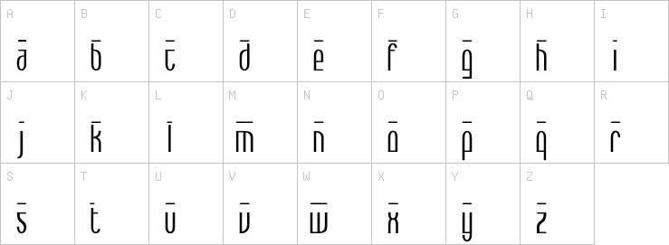 Uppercase characters