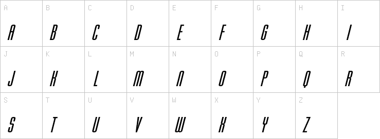 Uppercase characters