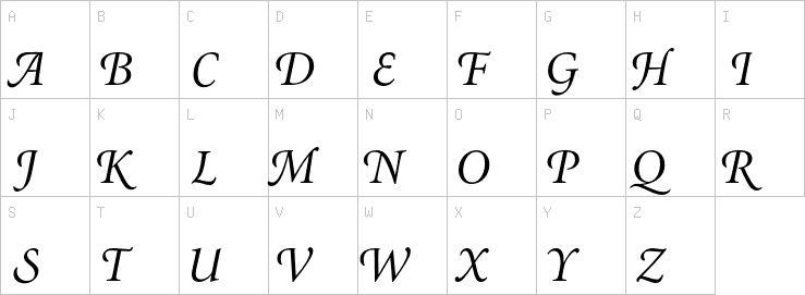 Uppercase characters