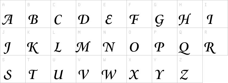 Uppercase characters