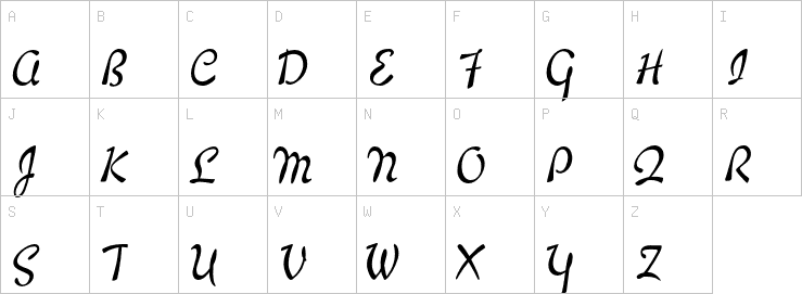 Uppercase characters