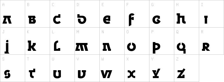 Uppercase characters