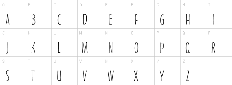 Uppercase characters