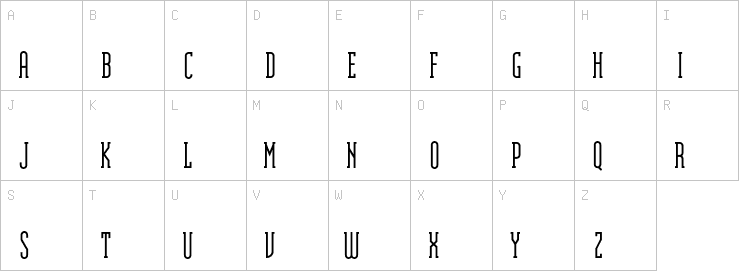 Uppercase characters