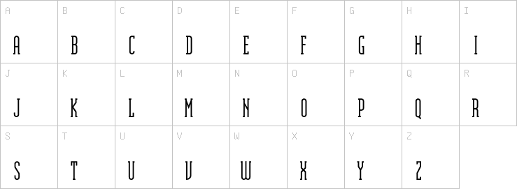 Uppercase characters