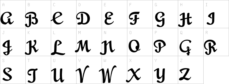 Uppercase characters