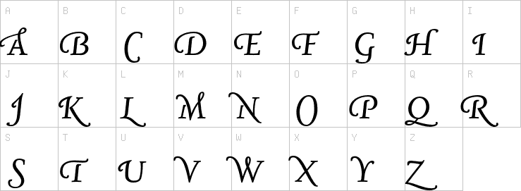 Uppercase characters