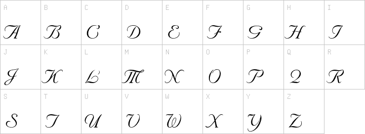 Uppercase characters