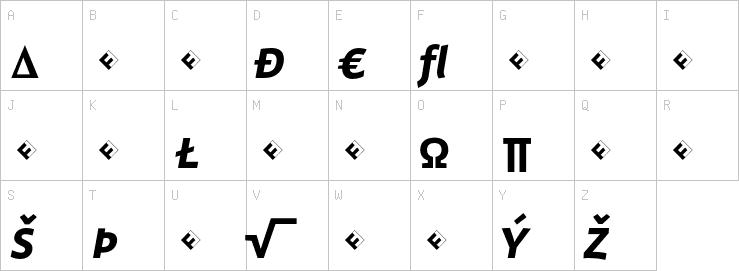 Uppercase characters