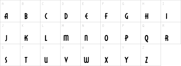 Uppercase characters