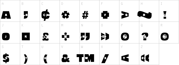 Uppercase characters