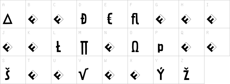 Uppercase characters