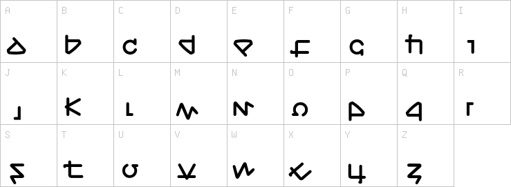 Uppercase characters