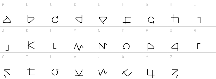 Uppercase characters