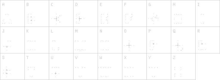 Uppercase characters