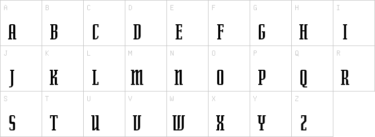 Uppercase characters